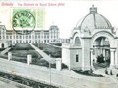 Ostende Vue Generale du Royal Palace Hotel