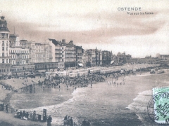 Ostende Vue sur les bains