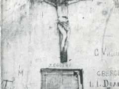 Waterloo Christ dans la Chapelle de Hougoumont