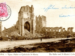 Ypres Halles et Cathedrale St Martin