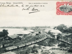 Leopoldville Gare a marchndise et ateliers