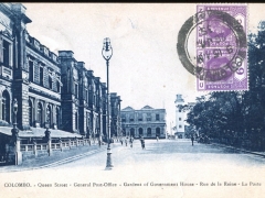 Colombo Queen Street General Postoffice Gardens of Government House