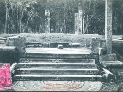 Moon Stone and Steps Kings Palace Anuradhapura