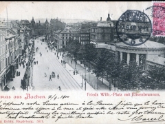 Aachen Friedr Wilh Platz mit Elisenbrunnen