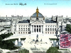 Berlin Gruss aus Reichstagsgebäude