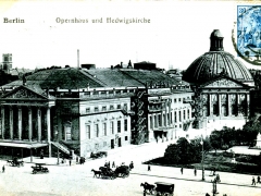 Berlin Opernhaus und Hedwigskirche
