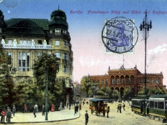 Berlin Potsdamer Platz mit Blick auf Bahnhof