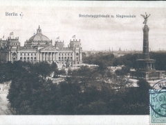 Berlin Reichstaggebäude u Siegessäule