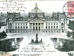 Berlin Reichstagsgebäude v d Siegessäule