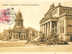 Berlin Schillerplatz mit königl Schauspielhaus