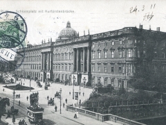 Berlin Schlossplatz mit Kurfürstenbrücke