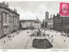 Berlin Schlossplatz und Rathaus