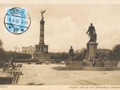 Berlin Siegessäule mit Bismarck Denkmal