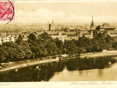 Chemnitz Blick vom Schloss Miramar