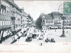 Dresden Altmarkt mit König Johannstrasse