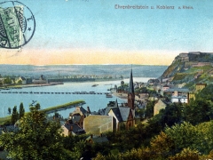 Ehrenbreitstein und Koblenz am Rhein