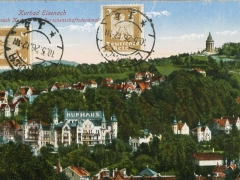 Eisenach Blick nach Kurhaus und Burschenschaftsdenkmal