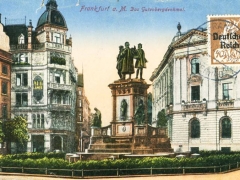 Frankfurt Main das Gutenbergdenkmal