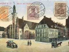Frankfurt Oder Markt mit Rathaus