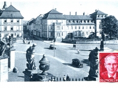 Fulda Blick vom Schloss in die Friedrichstrasse