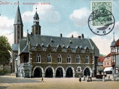 Goslar Marktplatz mit Rathaus