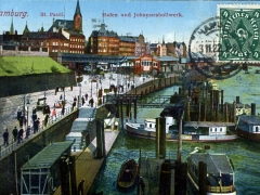 Hamburg St Pauli Hafen und Johannesbollwerk