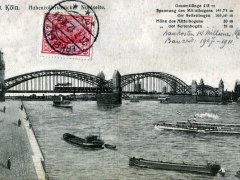 Köln Hohenzollernbrücke Nordseite