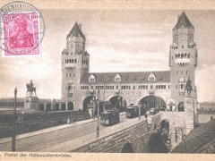 Köln Portal der Hohenzollernbrücke