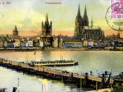Köln a Rh Totalansicht