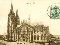 Köln am Rhein Dom Südseite