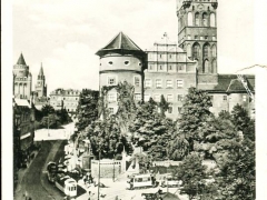 Königsberg Kaiser Wilhelm Platz mit Schloss