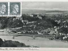 Koblenz Rh der Ehrenbreitstein mit Hochplateau