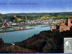 Koblenz Stolzenfels mit Blick auf Oberlahnstein