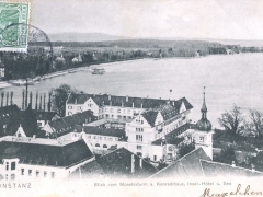 Konstanz Blick vom Münsterturm a Konradhaus