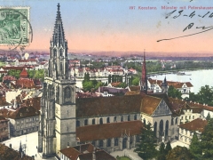 Konstanz Münster mit Petershausen