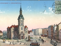 Leipzig Johannisplatz u Johanniskirche