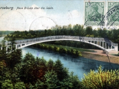 Merseburg neue Brücke über die Saale