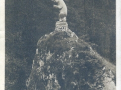 Rübeland Bodetal das Bärendenkmal a Eingang zur Hermannshöhle