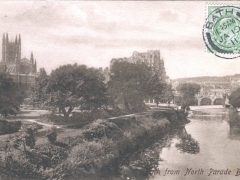 Bath from North Parade Bridge