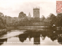 Burton on Trent Andresy Bridge and Parish Church