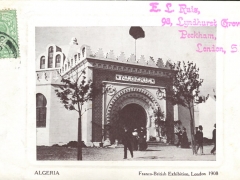 London 1908 Franco British Exhibition Algeria