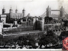 London Tower Bridge and Tower