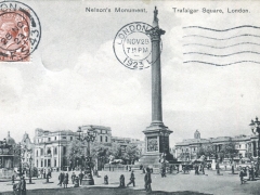 London Trafalgar Square Nelson's Monument
