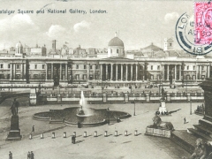 London Trafalgar Square and National Gallery