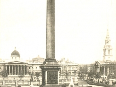 London Trafalgar Square and Nelson's Column