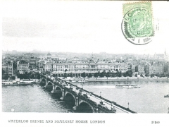 London Waterloo Bridge and Somerset House