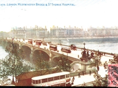 London Westminster Bridge and St Thomas Hospital