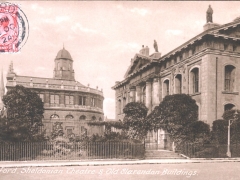 Oxford Sheldonian Theatre and old Clarendon Buildings