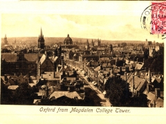 Oxford from Magdalen College Tower
