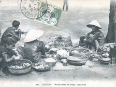 Saigon Marchandes de soupe annamite